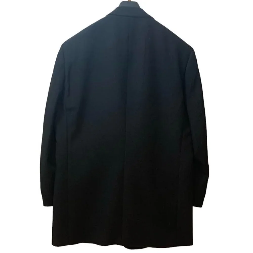 Lucci ColleZione Three Button Black Blazer 42L